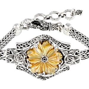 Sarda Yellow Mother of Pearl Bracelet